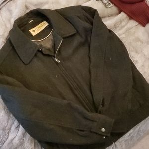 Mens columbia wool coat